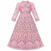 YOUNG GIRL FANCY MAXI DRESS NET