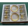 TEA CUP GLASS SET HEAVY DUTY 12PCS 5OZ