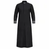 BLACK PATTERNED THOBE