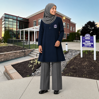 BURHAN GIRLS K–5 UNIFORM SET + HIJAB (FULL SLEEVE)