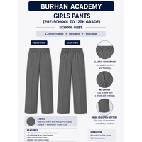BURHAN GIRLS K–5 UNIFORM SET + HIJAB (QUARTER SLEEVE)