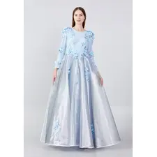 LONG SLEEVE MAXI GOWN