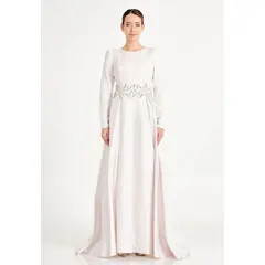 TK LONG SLEEVE MAXI CREPE