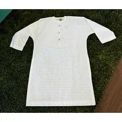 WHITE KURTI