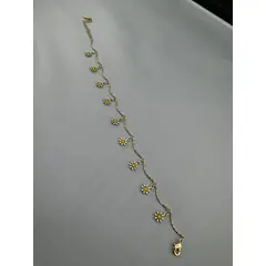 STAINLESS STEEL SUNFLOWER ANKLET