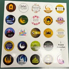 RAMADAN STICKERS 25 MINI/SHEET