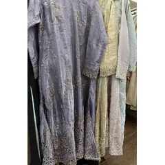 SILK ORGANZA HEAVY WORK