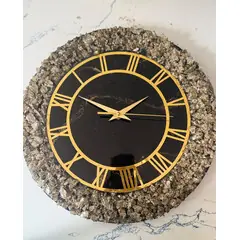 BLACK RESIN CLOCK