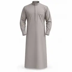 LIGHT GREY SAUDI THOBE