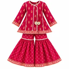 KIDS CHIFFON GHARARA