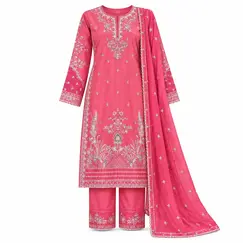 FANCY KHADDAR 3 PIECE SUIT