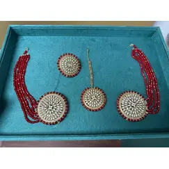 DESI SAHARA EARRING/TIKKA /RING
