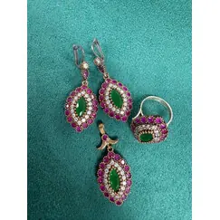 STERLING SILVER AUTHENTIC STONES