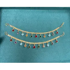 PAKISTANI KUNDAN ANKLETS/PAYAL