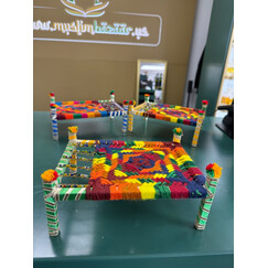PAKISTANI TRUCK ART CHARPAI BED HANDMADE
