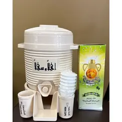 MINI ZAMZAM WATER DISPENSER INCLUDE 6 CUPS WITH ZAMZAM WATER(8OZ)