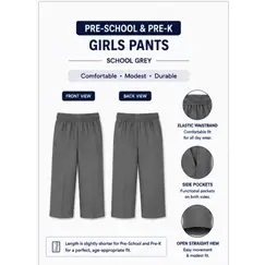 BURHAN GIRLS PRE-SCHOOL–PRE-K PANTS