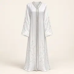 WHITE ABAYA