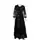 PAKISTANI BLACK EMBROIDERY NET DRESS