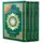 QURAN SET 4 PART TAJWEED WITH COVER