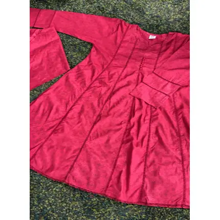 CO-ORD SET – COTTON PEPLUM STYLE