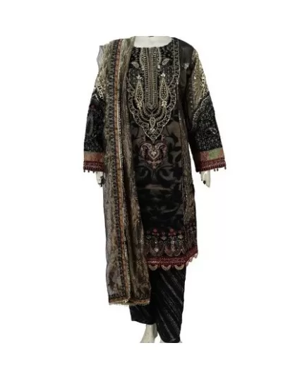 PAKISTANI FANCY DRESS (DARK GOLDEN AND BLACK)