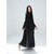 DUBAI ABAYA BLACK EMBROIDERY