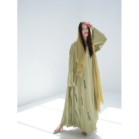 DUBAI OLIVE ABAYA