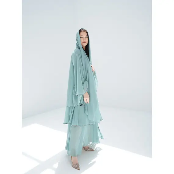 DUBAI TEAL ABAYA