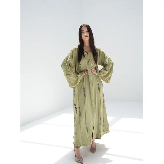 DUBAI OLIVE ABAYA