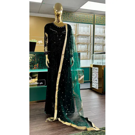 NET DUPATTA W MIRROR