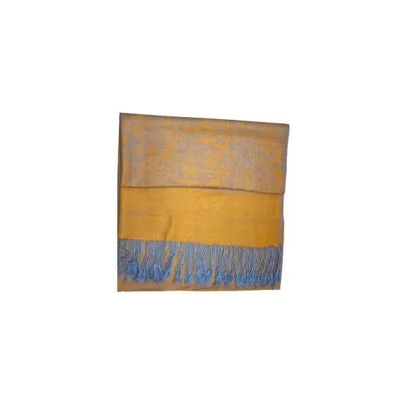 PASHMINA SOFT SILKY TWO TONE REVERSIBLE SHAWL WRAP SCARF