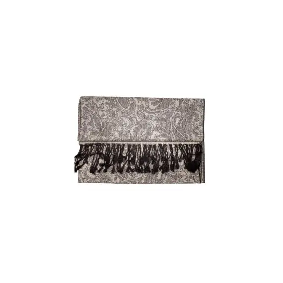 PASHMINA SOFT SILKY TWO TONE REVERSIBLE SHAWL WRAP SCARF