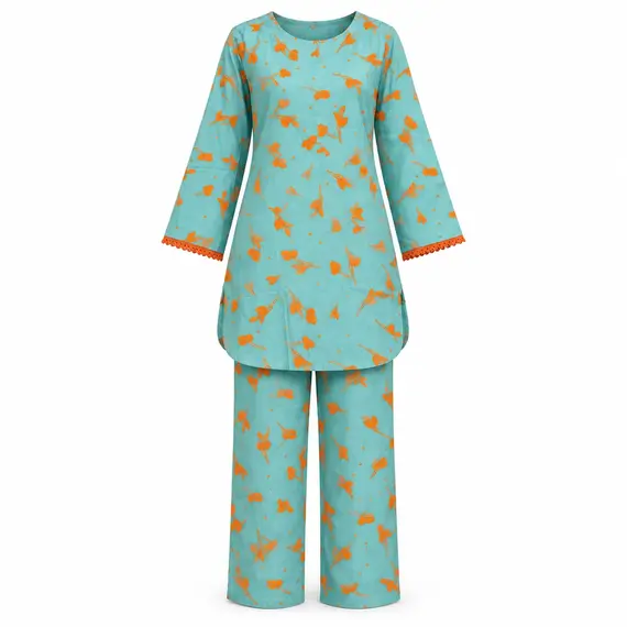 LILLAN CO-ORD SET TEAL
