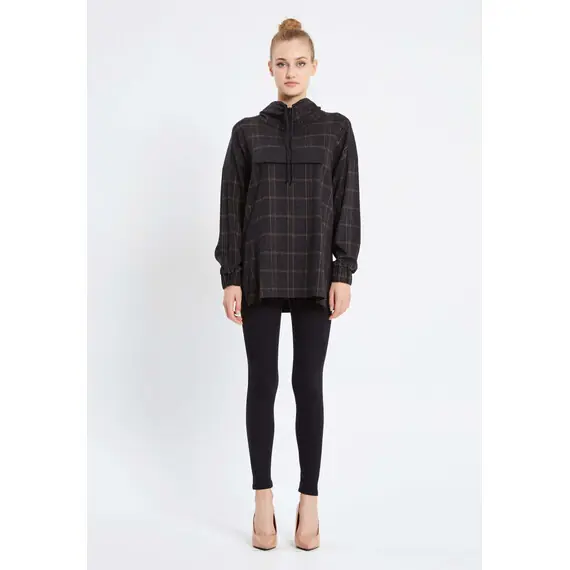 TK PLAID SWEATSHIRT