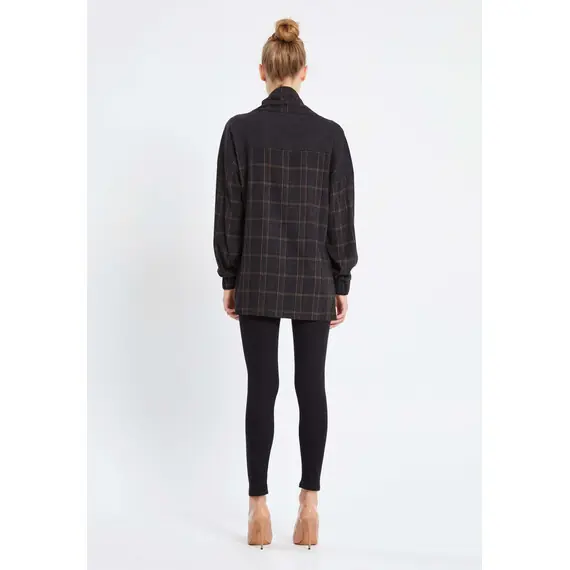 TK PLAID SWEATSHIRT