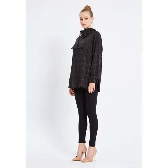 TK PLAID SWEATSHIRT
