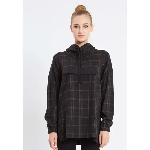 TK PLAID SWEATSHIRT