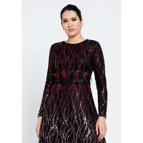 TK LONG SLEEVE MAXI DRESS