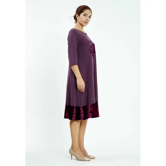 TK MID-LENGTH PLUS SIZE DRESS