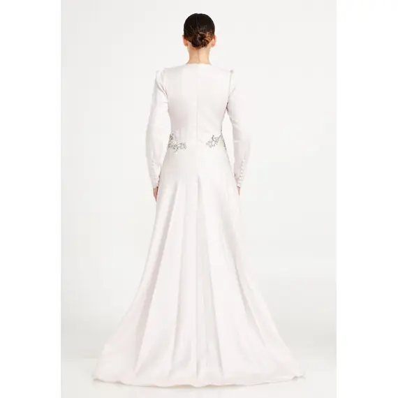 TK LONG SLEEVE MAXI CREPE