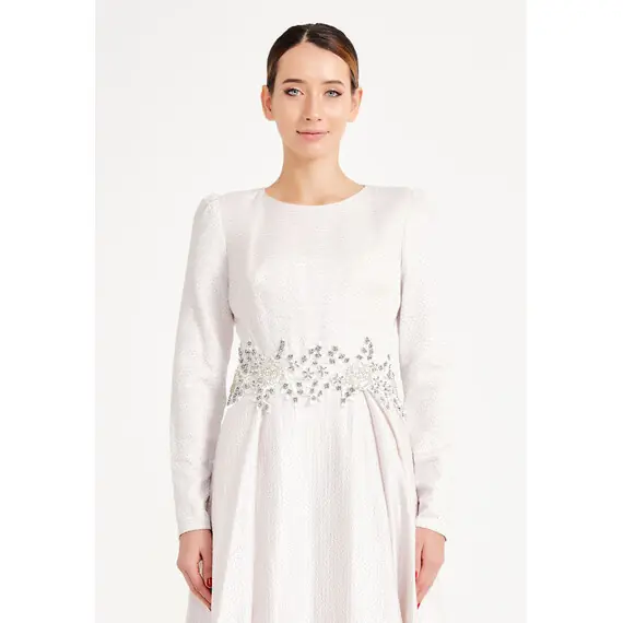 TK LONG SLEEVE MAXI CREPE