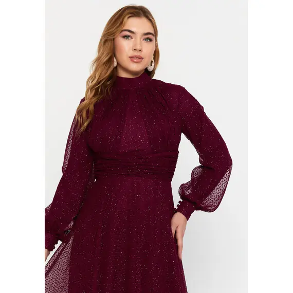 LONG SLEEVE MAXI MODEST DRESS