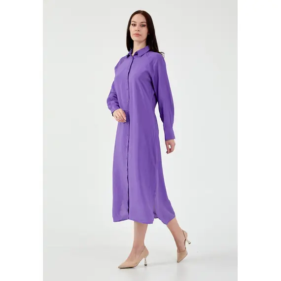 TK LAVENDER BREEZE SHIRT DRESS