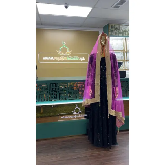 NET DUPATTA W MIRROR L BORDER
