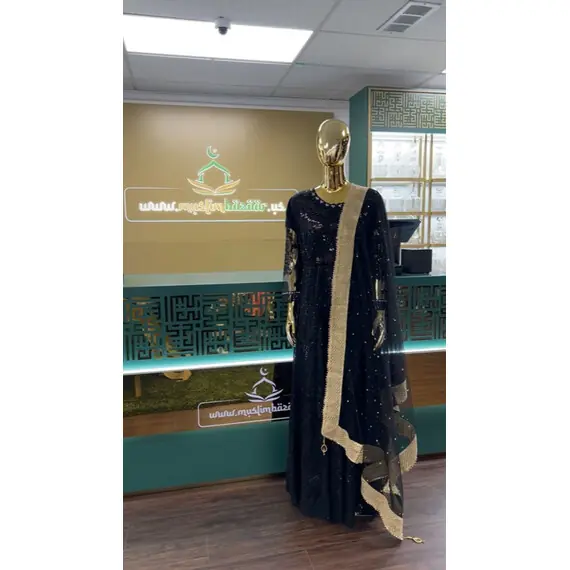 NET DUPATTA W MIRROR L BORDER