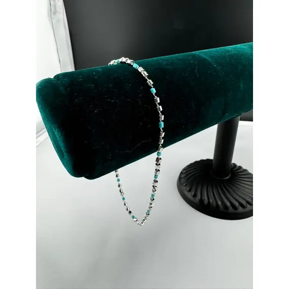 STAINLESS STEEL BEADS ANKLET
