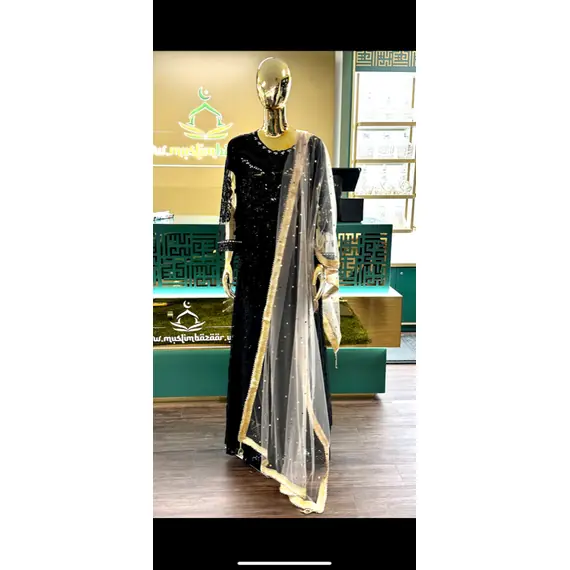 NET DUPATTA W MIRROR