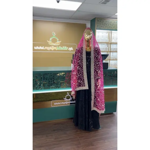 DUPATTA NET CZ STONE