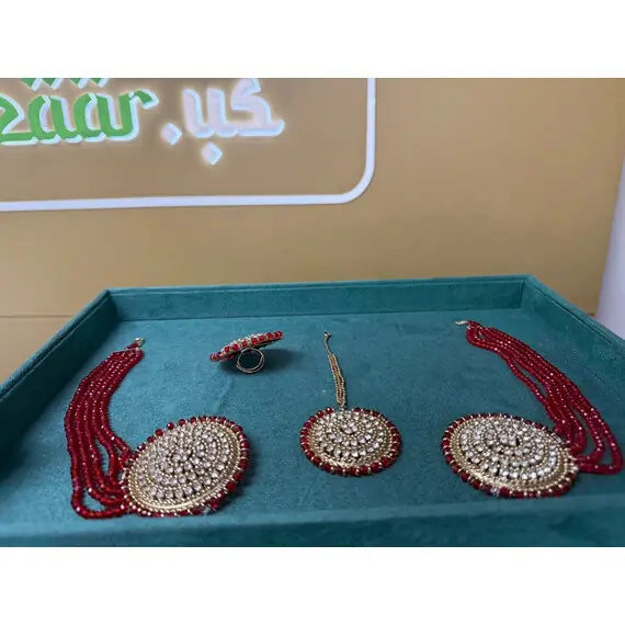 DESI SAHARA EARRING/TIKKA /RING